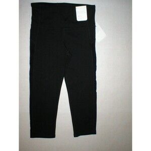 NWT New Womens Gap Fit Gapfit Gfast Capri Pants Yoga Slimming Black S Gym Run